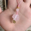 Mặt dây chuyền điện thoại hình mèo pha lê hồng tự nhiên - Móc khóa nữ độc đáo, may mắn, sáng tạo - 84.800 VND 7