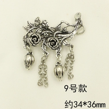 Mặt dây chuyền Đôi lông lá lúa mì - Tai tròn đôi, hạt may mắn, ưu đãi 54.091₫ 13