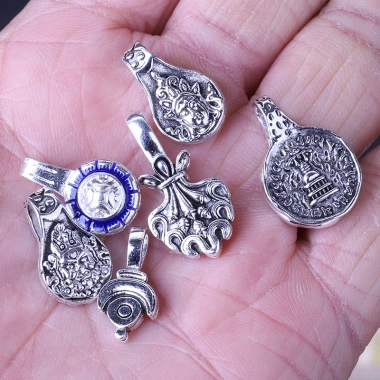 Mặt dây chuyền đồng thau phong cách Tây Tạng - Tượng Phật, giảm giá chỉ còn 15.027 VND 2