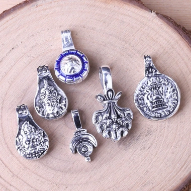 Mặt dây chuyền đồng thau phong cách Tây Tạng - Tượng Phật, giảm giá chỉ còn 15.027 VND 3