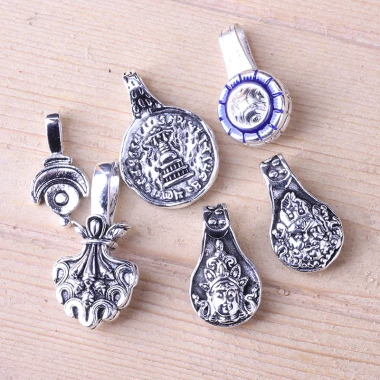 Mặt dây chuyền đồng thau phong cách Tây Tạng - Tượng Phật, giảm giá chỉ còn 15.027 VND 4