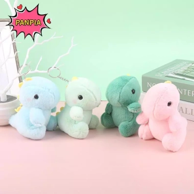 Mặt dây chuyền động vật hoạt hình sang trọng, móc khóa búp bê nhồi bông mềm, túi chìa khóa, nhẫn trẻ em, quà tặng VN 43.120₫