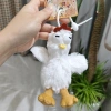 Mặt dây chuyền gà sang trọng OLVIDO, móc khóa gà kêu, túi 12cm dễ thương, giá 85.800₫ 3