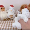 Mặt dây chuyền gà sang trọng OLVIDO, móc khóa gà kêu, túi 12cm dễ thương, giá 85.800₫ 5