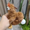 Mặt dây chuyền gà sang trọng OLVIDO, móc khóa gà kêu, túi 12cm dễ thương, giá 85.800₫ 7