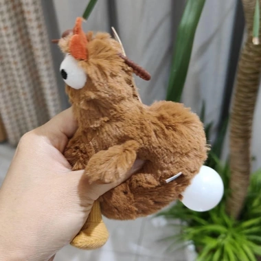 Mặt dây chuyền gà sang trọng OLVIDO, móc khóa gà kêu, túi 12cm dễ thương, giá 85.800₫ 7