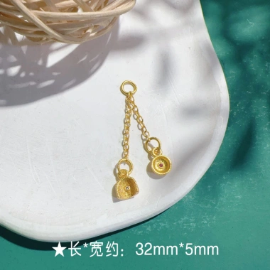 Mặt dây chuyền Golden Zakir cổ xưa tự làm - phong cách độc đáo, giảm giá 27.785₫ 16