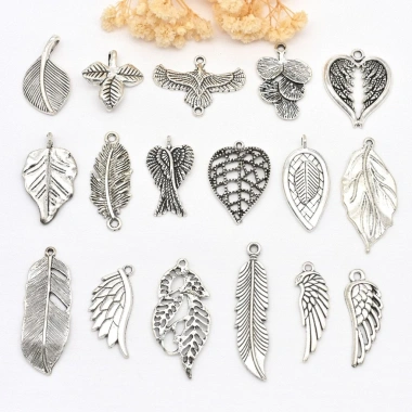 Mặt dây chuyền hợp kim Feather Leaf DIY – Thiết kế tinh tế, giảm còn 30.147₫ (giá gốc 38.890₫) 7