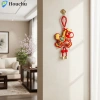 Mặt dây chuyền HOUCHU treo năm mới Handmade gỗ, chuông Phim hoạt hình Năm Ngựa, may mắn - chỉ 97.598₫