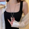Mặt dây chuyền kim cương chữ thập Gothic retro sang trọng cho nữ - Giá chỉ 39.050 VND 7