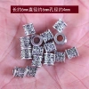 Mặt dây chuyền lỗ lớn hợp kim khuỷu tay bạc Tây Tạng DIY - phong cách độc đáo 6