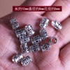 Mặt dây chuyền lỗ lớn hợp kim khuỷu tay bạc Tây Tạng DIY - phong cách độc đáo 16