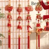Mặt dây chuyền móc BENYTRO - Chuông gió cá Koi, thêu Tết Nguyên Đán, trang trí mùa xuân, giá chỉ 49.720₫