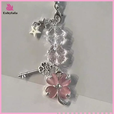 Mặt dây chuyền & móc khóa cỏ ba lá tinh tế Eshylala - Phụ kiện thời trang, quà tặng