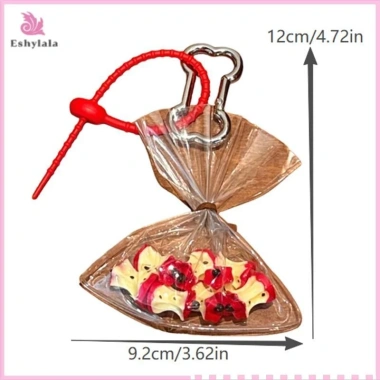 Mặt dây chuyền móc khóa hình trái tim dễ thương, phù hợp túi xách nữ tính, mới 2.024, giá 59.950₫ 5