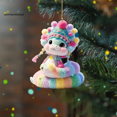 Mặt dây chuyền ô tô SPM rắn, dây buộc dễ treo - Noel, chiếu hậu năm mới Đông Nam 46.9k