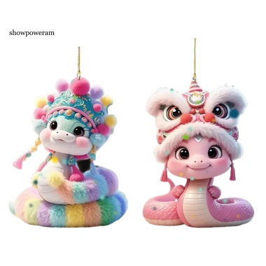 Mặt dây chuyền ô tô SPM rắn, dây buộc dễ treo - Noel, chiếu hậu năm mới Đông Nam 46.9k
