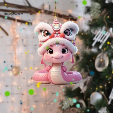 Mặt dây chuyền ô tô SPM rắn, dây buộc dễ treo - Noel, chiếu hậu năm mới Đông Nam 46.9k