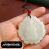Mặt dây chuyền Phật Bà Quan Âm ngọc xanh - Trang sức Trung Hoa may mắn giá 46.090₫ 9