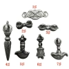 Mặt dây chuyền Sky Iron Vajra phong cách Tây Tạng - Giá chỉ 41.509₫ 3
