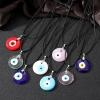 Mặt dây chuyền Smallbrain mắt ác quỷ xanh, vòng cổ tròn Thổ Nhĩ Kỳ Lucky Eye - 36.960đ