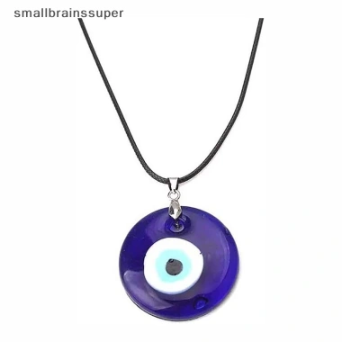 Mặt dây chuyền Smallbrain mắt ác quỷ xanh, vòng cổ tròn Thổ Nhĩ Kỳ Lucky Eye - 36.960đ