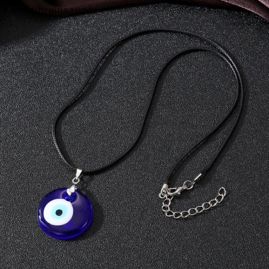 Mặt dây chuyền Smallbrain mắt ác quỷ xanh, vòng cổ tròn Thổ Nhĩ Kỳ Lucky Eye - 36.960đ