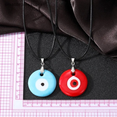 Mặt dây chuyền Smallbrain mắt ác quỷ xanh, vòng cổ tròn Thổ Nhĩ Kỳ Lucky Eye - 36.960đ