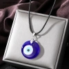 Mặt dây chuyền Smallbrain mắt ác quỷ xanh, vòng cổ tròn Thổ Nhĩ Kỳ Lucky Eye - 36.960đ 8