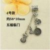 Mặt dây chuyền sư tử bạc Tây Tạng - Đánh thức bướm, năm may mắn, giá ưu đãi 48.450 VND 13