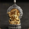 Mặt Dây Chuyền Tây Tạng Xanh Tara - Phật Bùa Vàng Thần Tài, Gawu, Giá 218.900 4