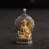 Mặt Dây Chuyền Tây Tạng Xanh Tara - Phật Bùa Vàng Thần Tài, Gawu, Giá 218.900 7