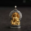 Mặt Dây Chuyền Tây Tạng Xanh Tara - Phật Bùa Vàng Thần Tài, Gawu, Giá 218.900 9
