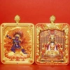 Mặt dây chuyền Thangka 3D dập nổi hai mặt - Wutai Rồng núi, 8 Thần hộ mệnh, Manjusri - Giá ưu đãi 243.100₫ 9