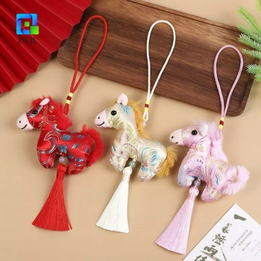 Mặt dây chuyền thêu ngựa ZYJC - Quà tặng năm mới, cung hoàng đạo 68.200 VND