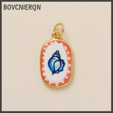 Mặt dây chuyền thời trang họa tiết cua tôm hùm và lá cây - Quà tặng, giá 56.320đ