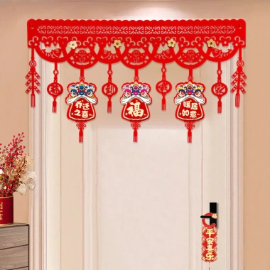 Mặt Dây Chuyền Trang Trí Màu Ngang – Phong Cách Mới, Lắp Đặt nhanh cho Cửa Sổ & Rèm, 97.491₫