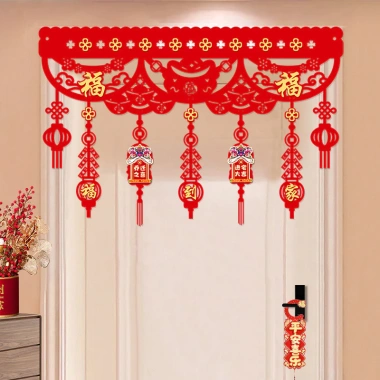 Mặt Dây Chuyền Trang Trí Màu Ngang – Phong Cách Mới, Lắp Đặt nhanh cho Cửa Sổ & Rèm, 97.491₫