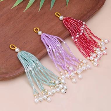 Mặt dây chuyền tua rua tự làm - Dây bện tai thời trang, giá chỉ 61.537₫ 2 Mặt dây chuyền tua rua tự làm - Dây bện tai thời trang, giá chỉ 61.537₫ 2