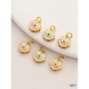 Mặt Dây Chuyền Vàng 18K Giữ Đám Mây Tốt Lành Nhỏ Giọt Đá Xanh Kim Cương Vòng Tay & Vòng Cổ Giá 26.967đ