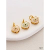 Mặt Dây Chuyền Vàng 18K Giữ Đám Mây Tốt Lành Nhỏ Giọt Đá Xanh Kim Cương Vòng Tay & Vòng Cổ Giá 26.967đ 2