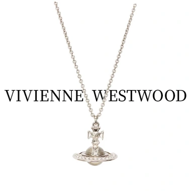 Mặt dây chuyền Vivienne Westwood Empress - Sao Thổ, Quả Cầu Nhỏ Bạc, Giá 550k