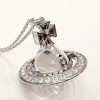 Mặt dây chuyền Vivienne Westwood Empress - Sao Thổ, Quả Cầu Nhỏ Bạc, Giá 550k 5