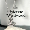 Mặt dây chuyền Vivienne Westwood Empress - Sao Thổ, Quả Cầu Nhỏ Bạc, Giá 550k 7