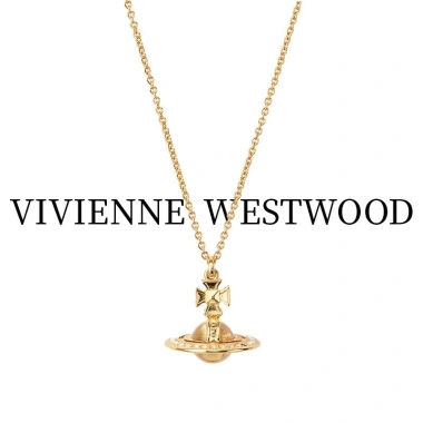 Mặt dây chuyền Vivienne Westwood Empress - Sao Thổ, Quả Cầu Nhỏ Bạc, Giá 550k