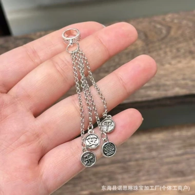 Mặt dây chuyền vòng tay tua rua bầu nơ sen Pom - Thiết kế tinh tế, giảm giá tới 17% chỉ 21.883₫ 18