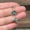 Mặt dây chuyền vòng tay tua rua bầu nơ sen Pom - Thiết kế tinh tế, giảm giá tới 17% chỉ 21.883₫ 20