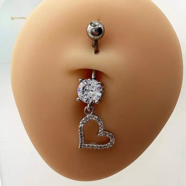 Mặt Dây Rốn Cá Tính Nữ Zircon – Trang Sức Móng Tay và Piercings Cơ Thể, Giá 66k