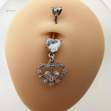 Mặt Dây Rốn Cá Tính Nữ Zircon – Trang Sức Móng Tay và Piercings Cơ Thể, Giá 66k