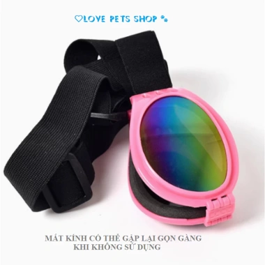 Mắt kính chó chống UV, dây quàng chắc chắn, bảo vệ mắt - 45.000₫ Love Pets Shop 9